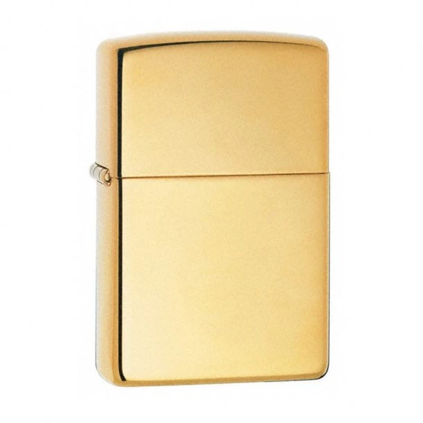 Zippo - Classic Højpoleret Messing Lighter 1 Zippo - Classic Højpoleret Messing Lighter