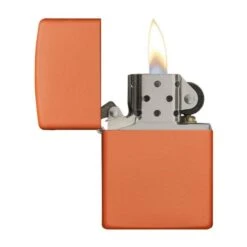 Zippo - Classic Orange Matte Lighter -Nordis Camping Butik Zippo Orange Matte Lighter 03.w610.h610.fill