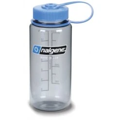 Nalgene - Wide Mouth 400 Ml Drikkeflaske -Nordis Camping Butik nalgene wide mouth 500 ml graa blaa laag 1.w610.h610.fill