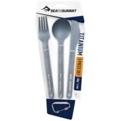 Sea To Summit - 3-delt Bestik I Titanium