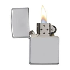 Zippo - High Polish Chrome Lighter -Nordis Camping Butik zippo 250 classic high polish chrome 03.w610.h610.fill
